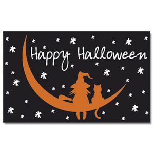 Flagge 90 x 150 : Halloween - Mondnacht